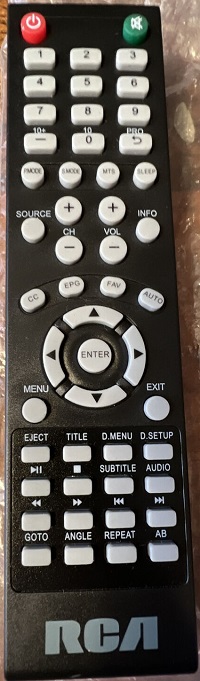RCA TV Remote Control RCA TV Remote Control