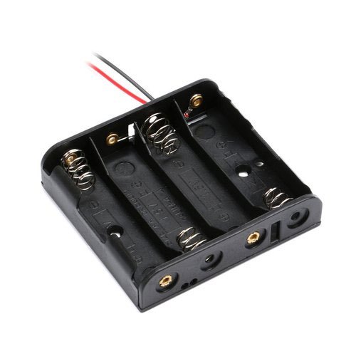 Battery Holder with Lead Wire, 4x AA Cell