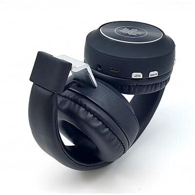 BHS-001B: Black Wireless Bluetooth Headphones