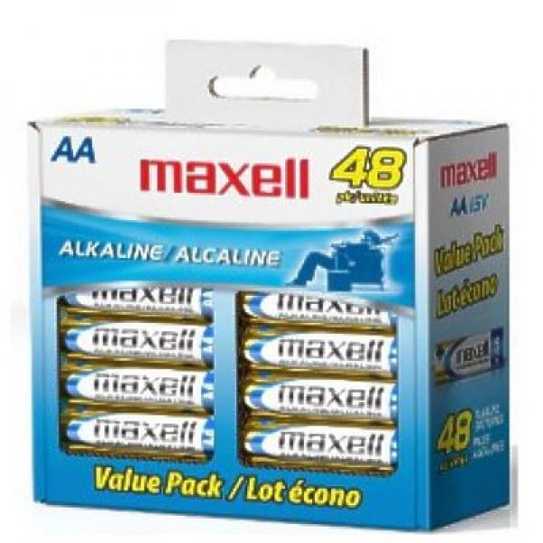 Maxell AA (Blister Card) - 48 Pack