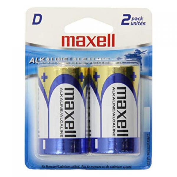 Maxell D (Blister Card) - 2 Pack