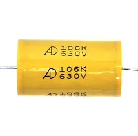 10uF, 630V Metalized Film Axial Capacitor