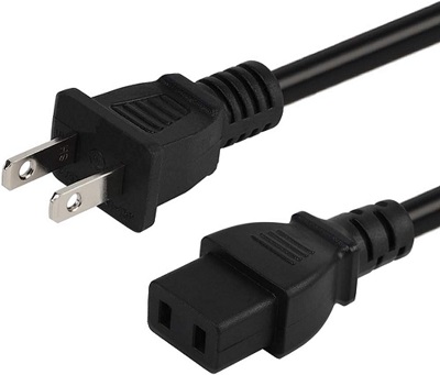 IEC 320 C9 Power Cord, 8FT