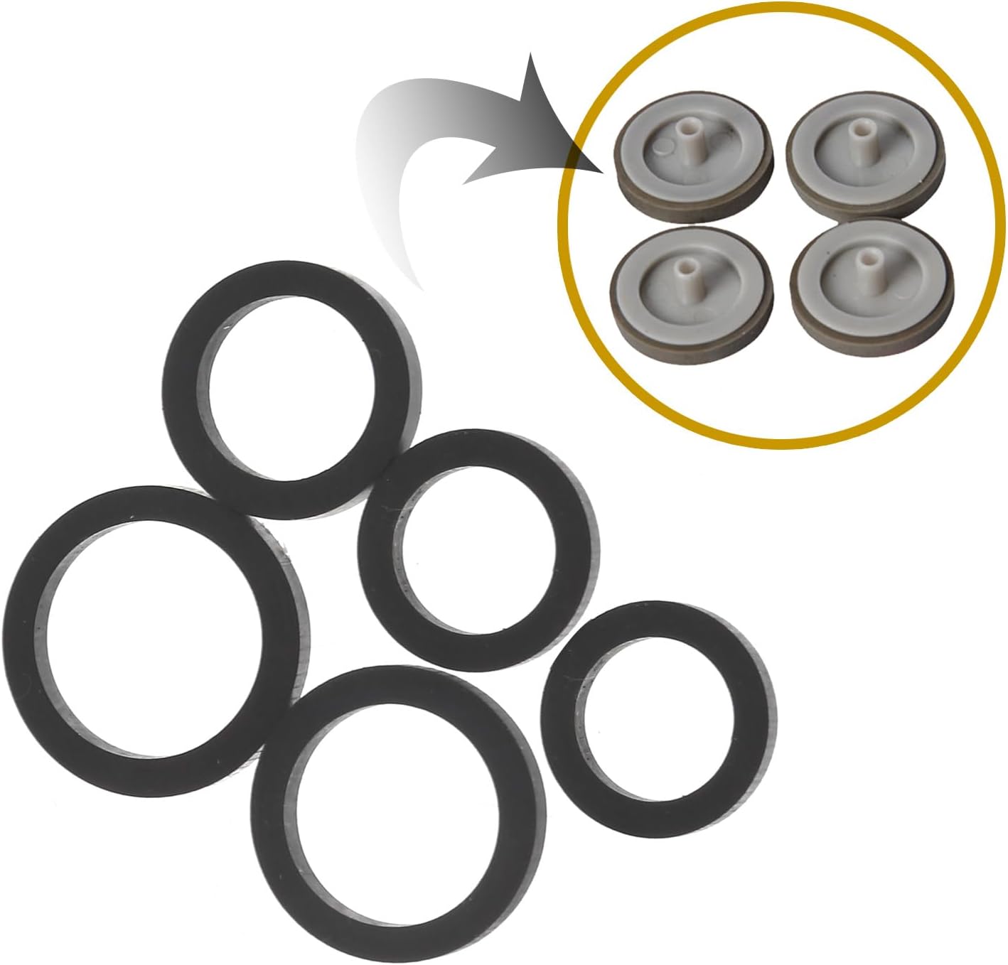 20pc Cassette Deck Idler Tire Kit 20pc Cassette Deck Idler Tire Kit