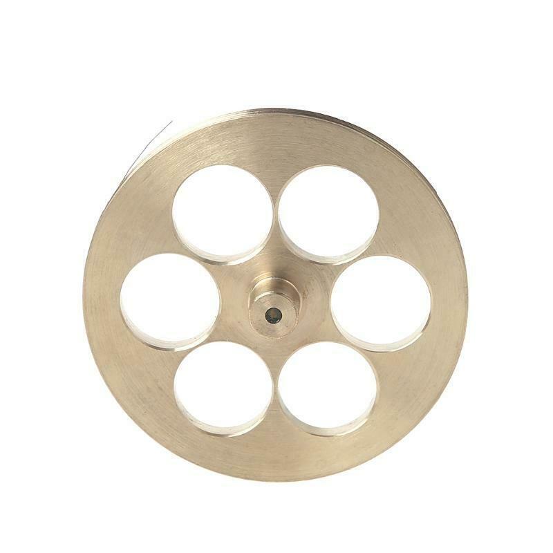 Professional Idler Wheel Metal Idler Wheel Kit with 2 Copper Tire Shaft 2.45 Easy Assemble fitting for Lenco- Bogen Dropship