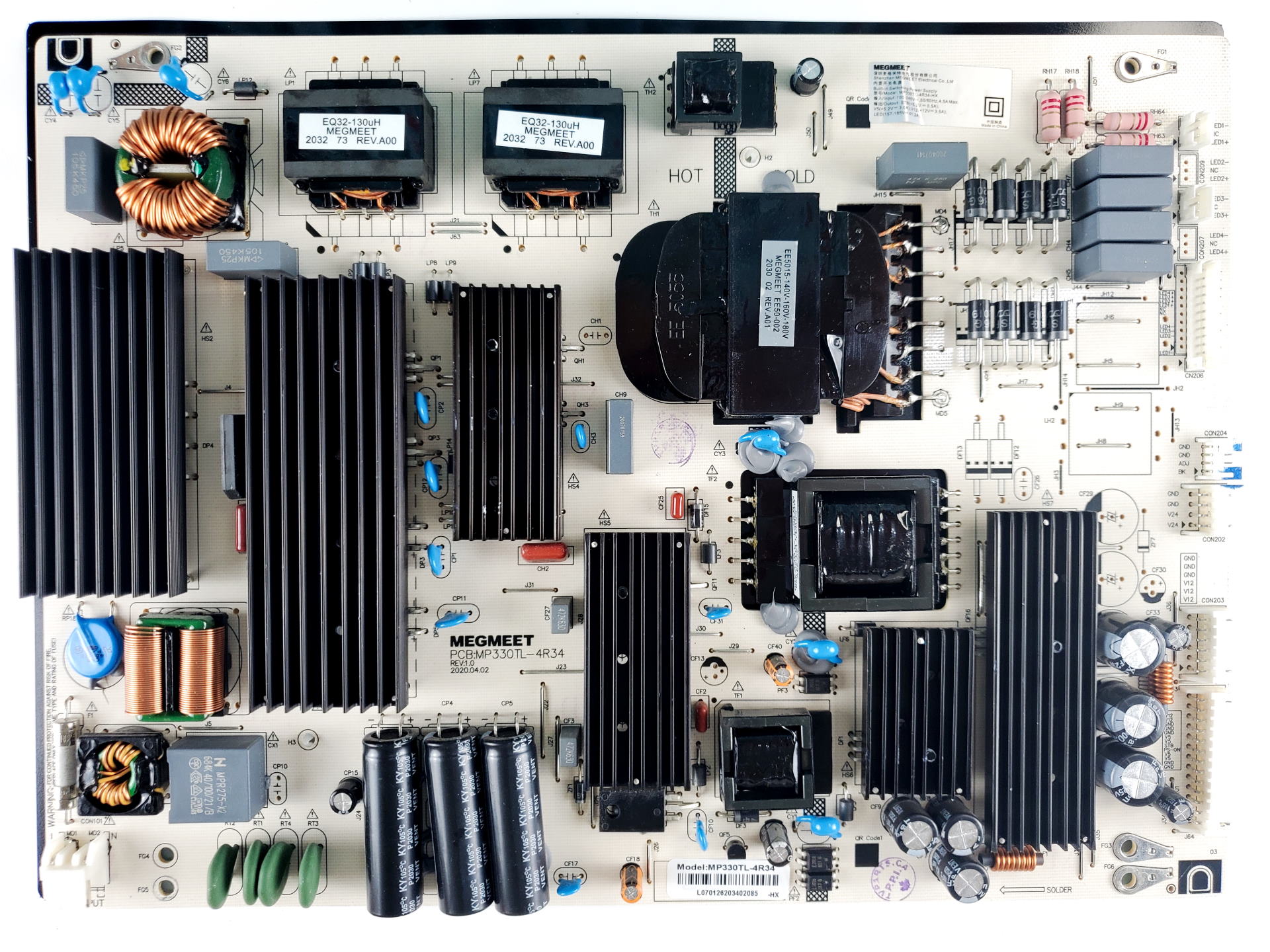 MP330TL-4R34 RCA Power Supply For RNSMU7536