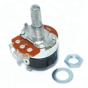 24mm Solder Lug Potentiometer with Switch, 500K