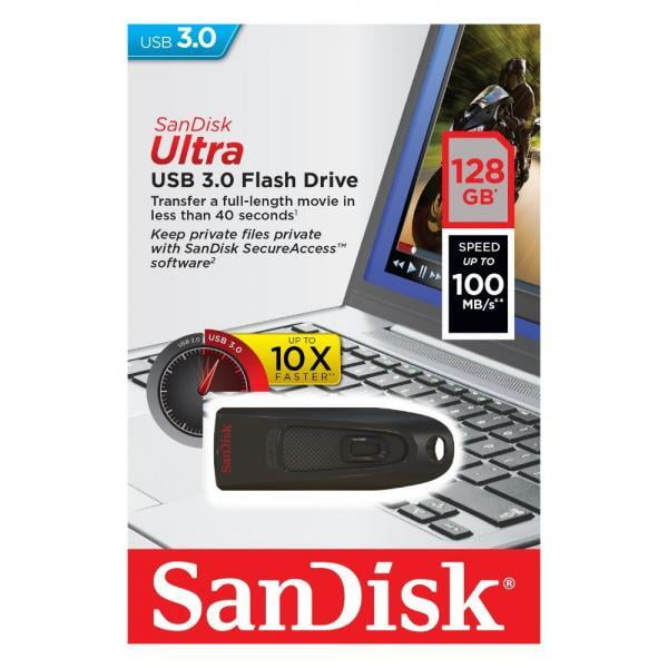 SanDisk Ultra USB 3.0 Flash Drive / Pen Drive - 128 GB