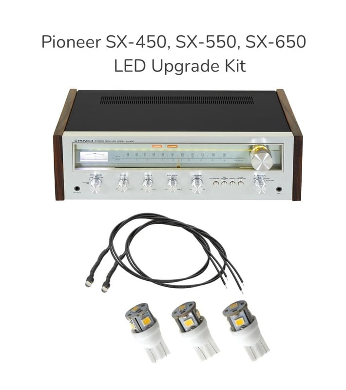 Pioneer SX-450, SX-550, SX-650 LED Upgrade Kit