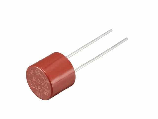 500mA, Miniature Cylinder Slow Blow Micro Fuse