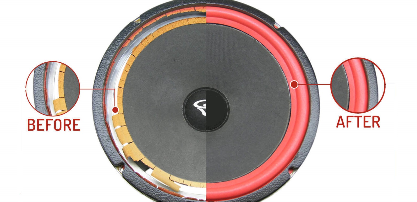 Surround Re-Foam Repair Kit For 15" Cerwin Vega Surround Re-Foam Repair Kit For 15" Cerwin Vega