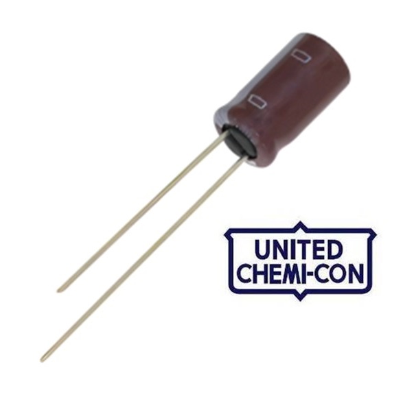 47µF 25V Aluminum Electrolytic Capacitors Radial