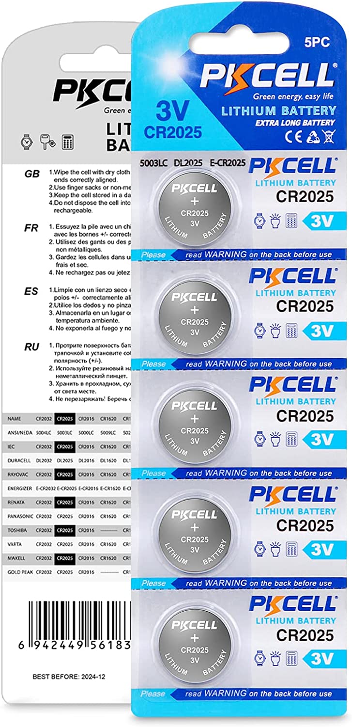 CR2025 Lithium Coin Battery