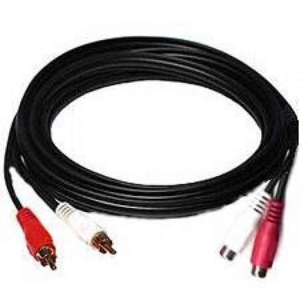 12' RCA Stereo Audio Extension Cable w/ 2 RCA on Each End