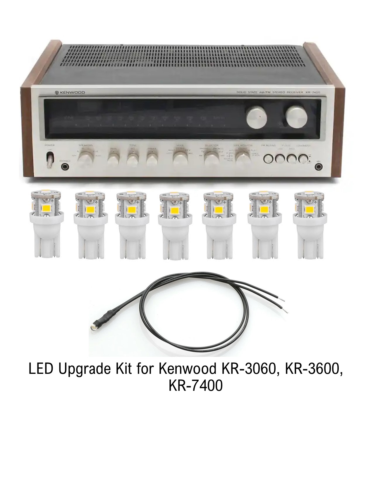 Kenwood KR-3060, KR-3600, KR-7400 LED Upgrade Kit