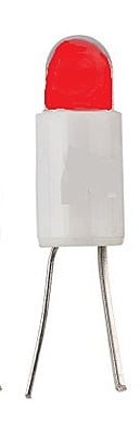 8V, Red LED Bi-pin Style Lamp (L-52/LEDRD)