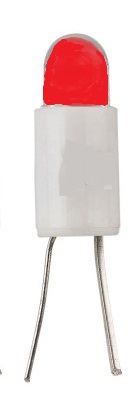 8V, Red LED Bi-pin Style Lamp (L-52/LEDRD)