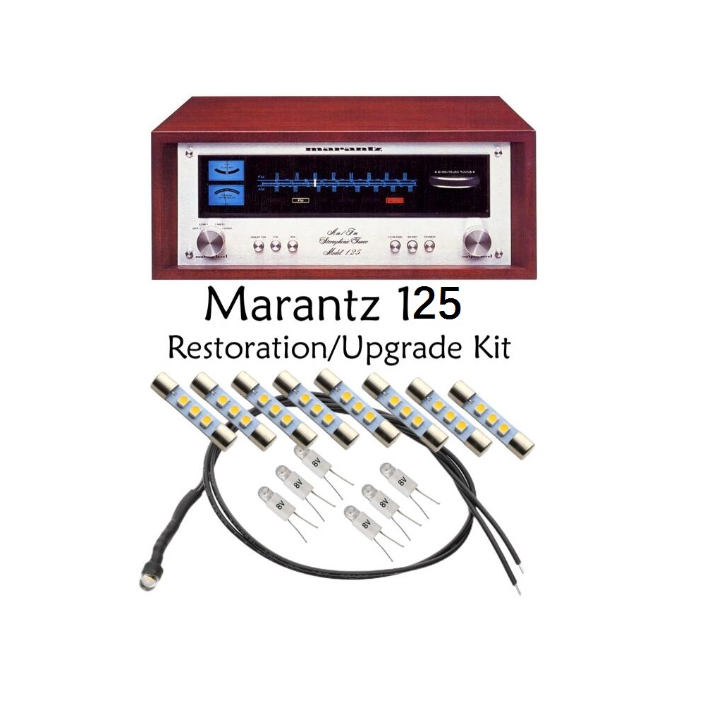 Kit Sostituzione Luci LED Blu Per Sintonizzatori Marantz 115, 115B, 125 - Effetto 360° Cool