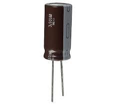 150uF, 200V Aluminum Electrolytic Radial Capacitor