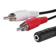 8" Audio Y-Splitter Cable