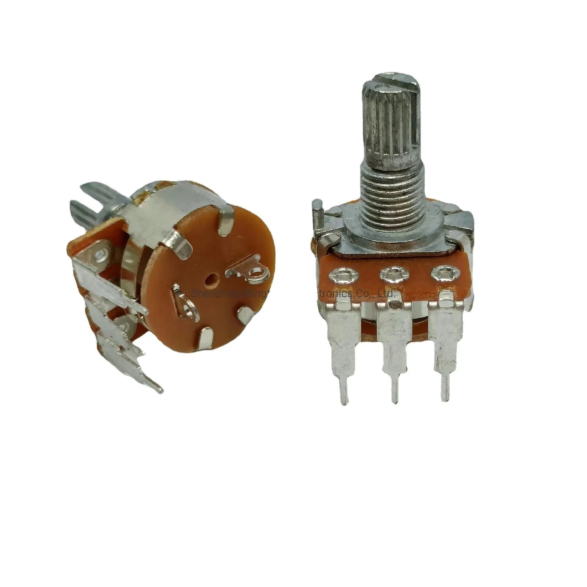 16mm Potentiometer with 90 degree PC Mount with Switch