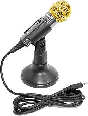 PYLE PRO® PMIKC20BK WIRED VOCAL MICROPHONE WITH 3.5 MM CONNECTION