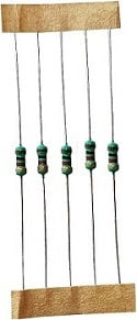 1M Ohm, 1/4Watt Resistor(5 PACK)