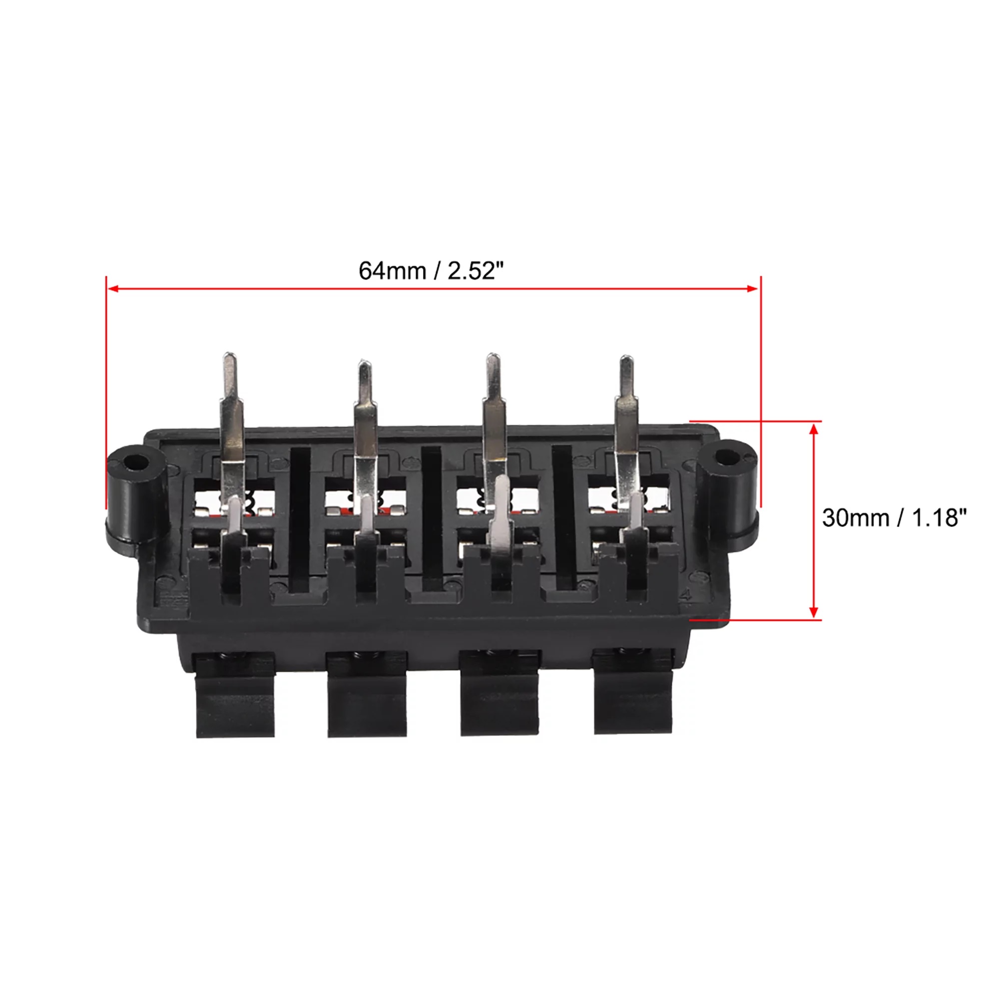 8 Way Spring Speaker - Receiver Terminal Block